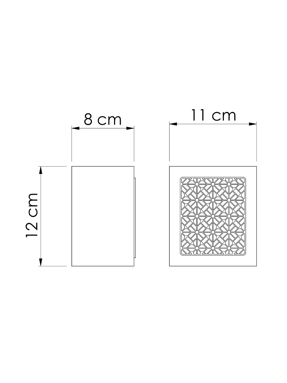 Luminaria Arandela Madeira Camelia III 12cm 1XG9 Attimo, Salas, Quarto, Banheiro, Cabeceira, Lavabo, Corredor, Varanda, Hall